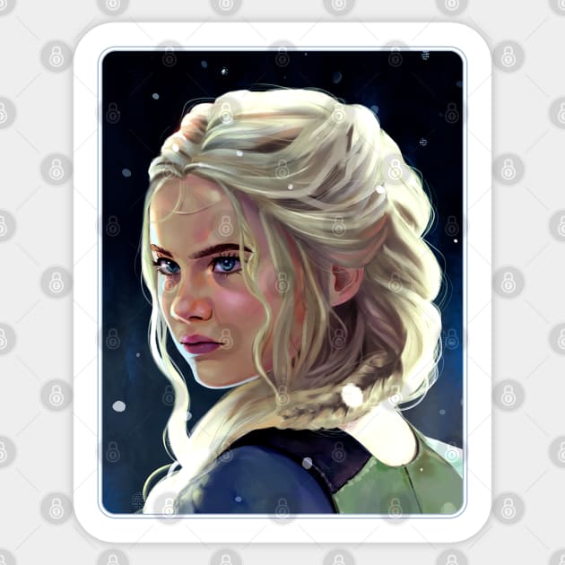 Ciri Sticker by Fefierys